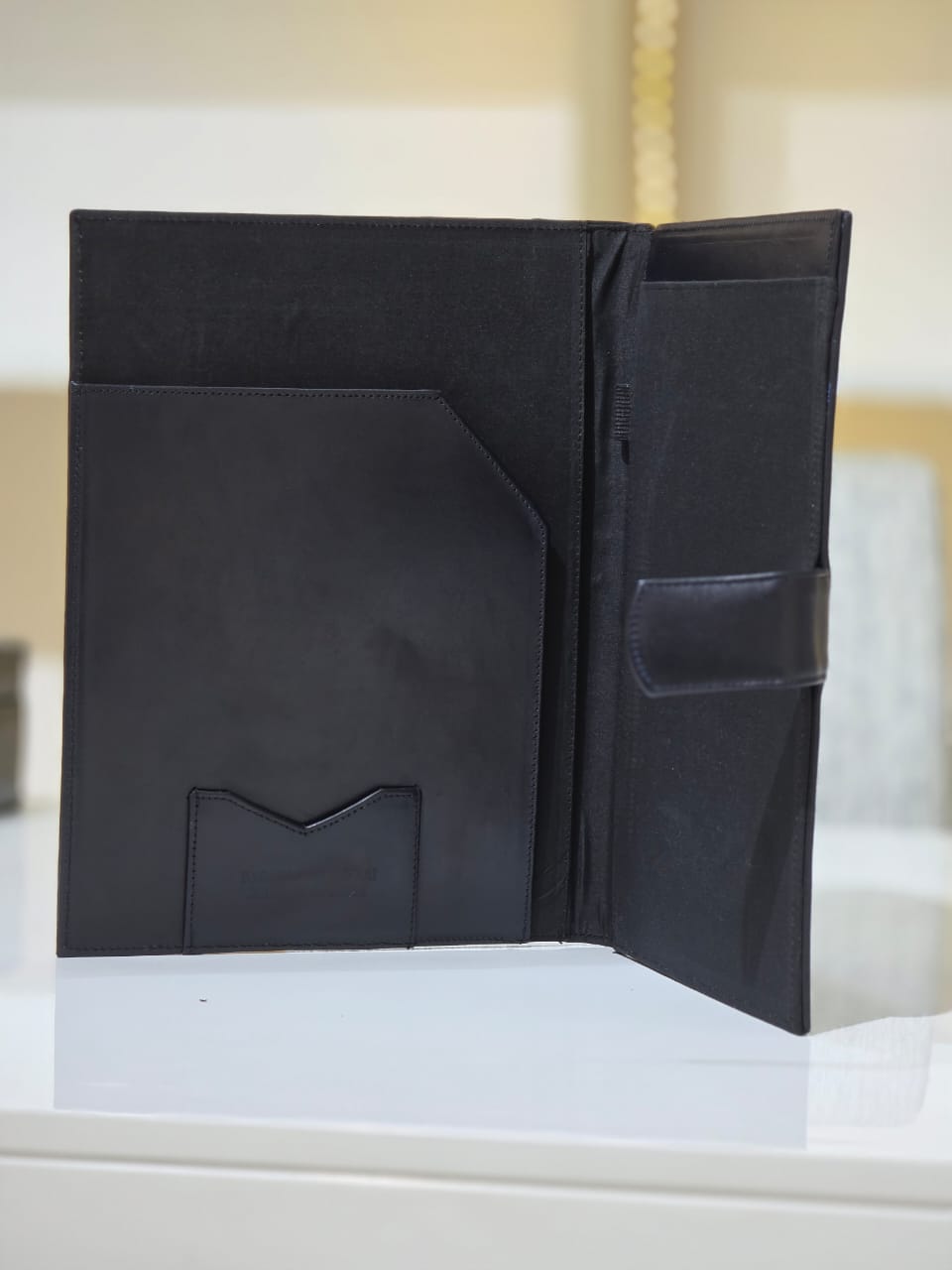 Conférencier A4 avec languette